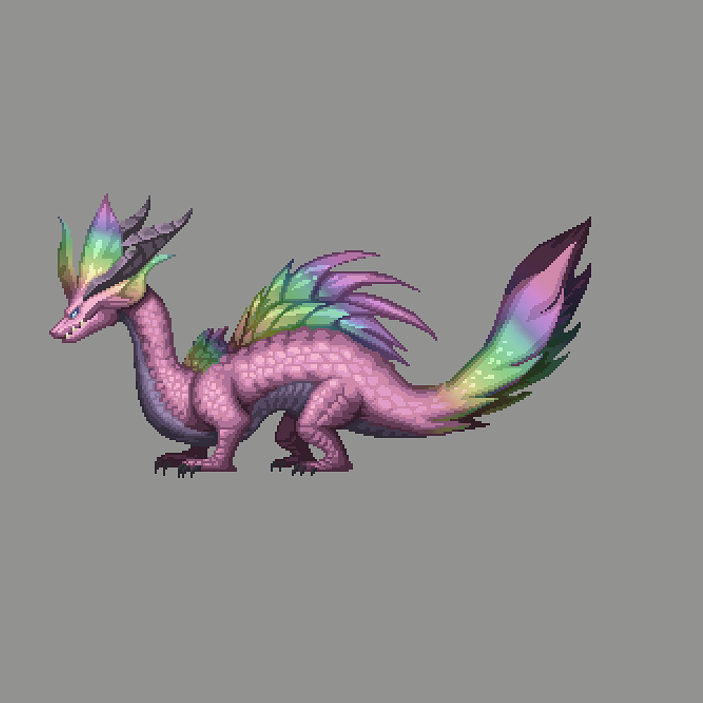 彩虹龙|插画|像素画|迷茫的追踪者 - 原创作品 - 站酷 (zcool)
