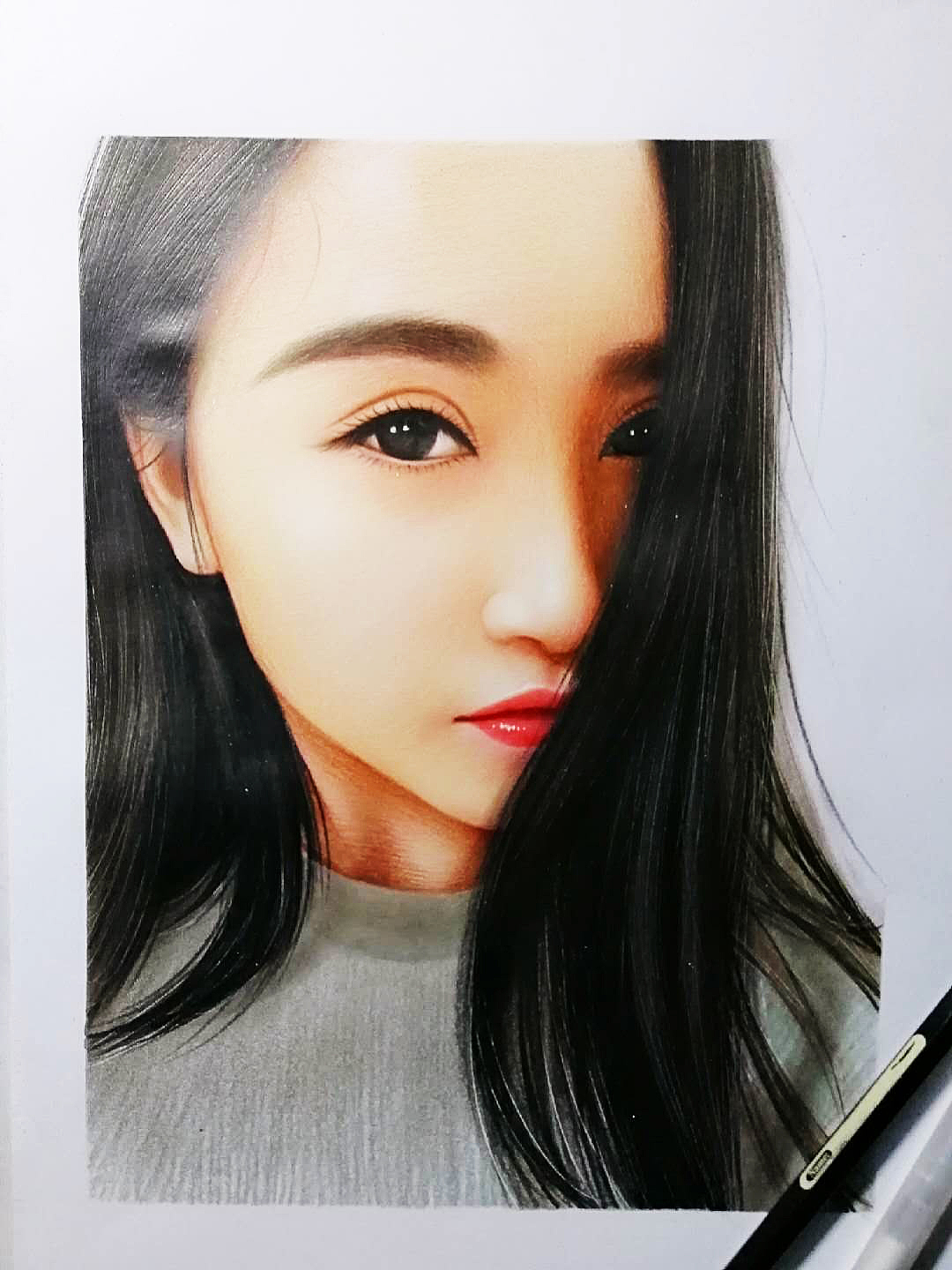 2017-2018彩铅人物手绘