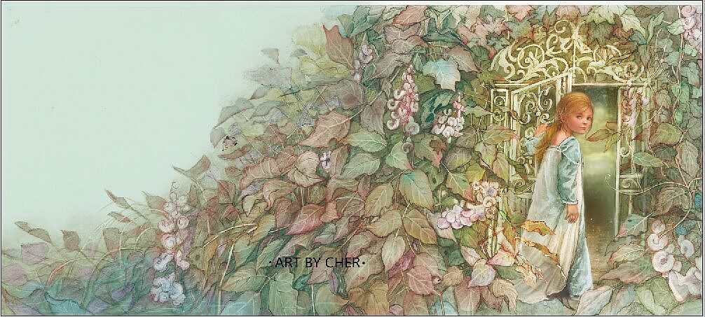THE SECRET GARDEN 秘密花园（图ZMzYyMDIzMzY=） - 商业插画 - 站酷设计师胖蛇CHER原创素材 - 站酷ZCOOL