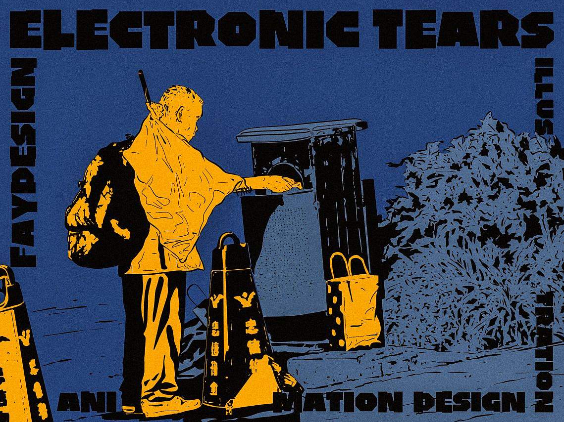 [原创插画设计] ELECTRONIC TEARS - Finder（图ZMzYwMjY5NjY4） - 海报 - 站酷设计师FAY橙原创素材 - 站酷ZCOOL