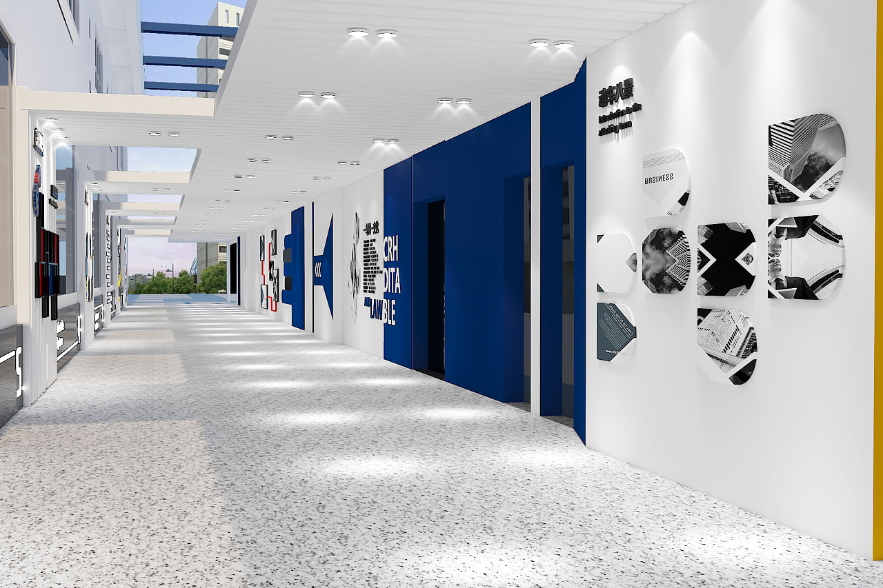 校园文化长廊|三维|展览|思海设计 - 原创作品 - 站酷 (ZCOOL)