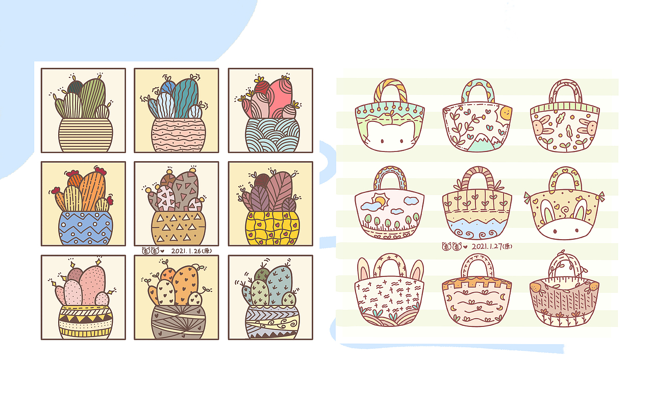 2019-2020年丨圈圈的儿童插画之旅