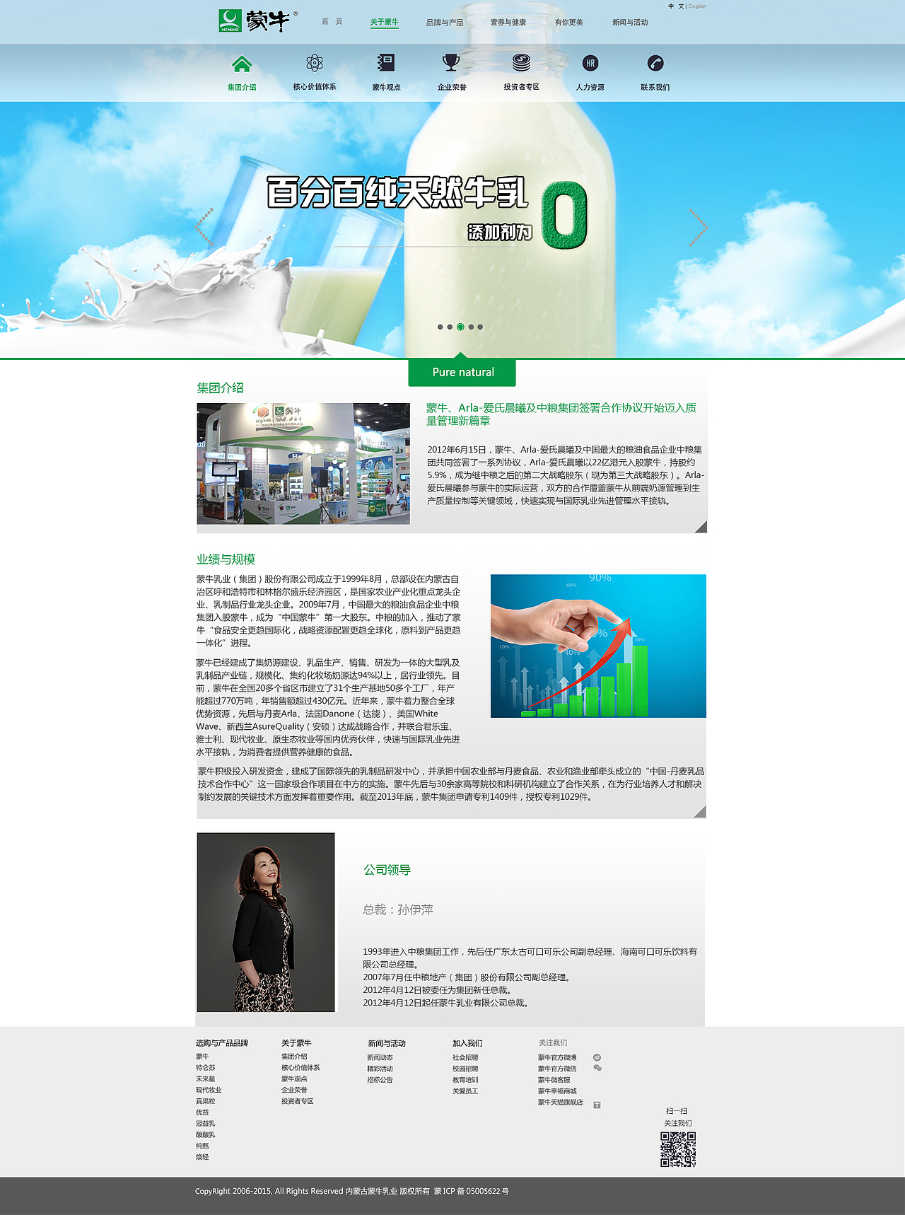 蒙牛企业官网改版--（UI学习阶段作品）（图ZMzUwNjEzOTI=） - 企业官网 - 站酷设计师Chason_Law原创素材 - 站酷ZCOOL