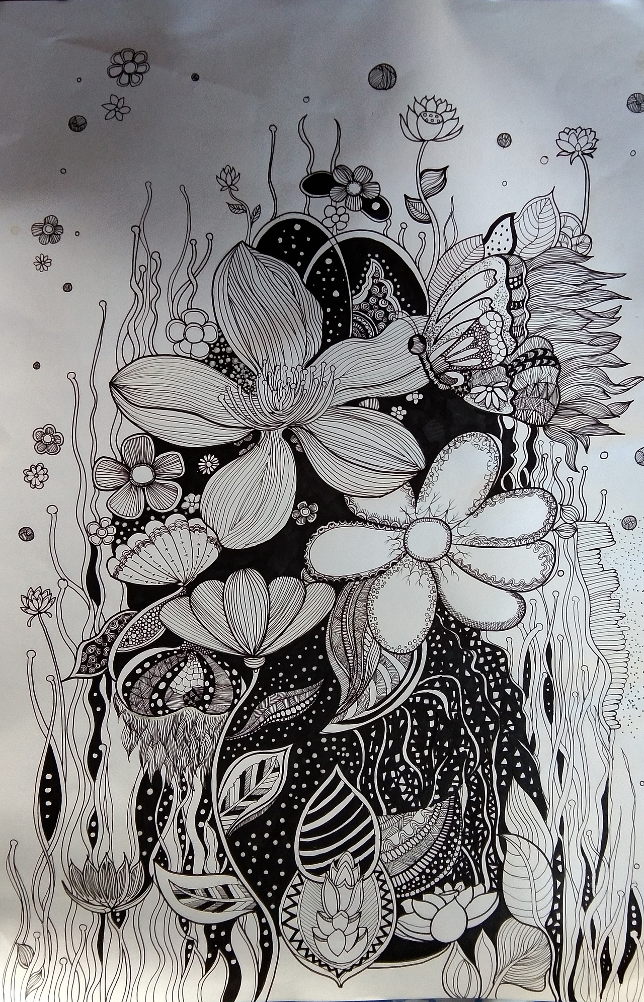 黑白装饰画（图ZMTQzOTAwNzYw） - 创作习作 - 站酷设计师放不下的牵挂原创素材 - 站酷ZCOOL