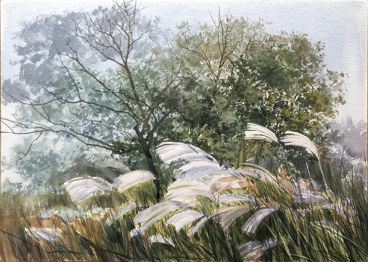 水彩风景——冬日的风声(又是无私奉献的高清步骤)