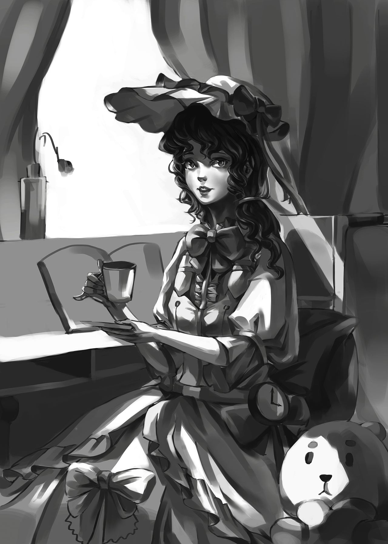 黑白稿光影练习