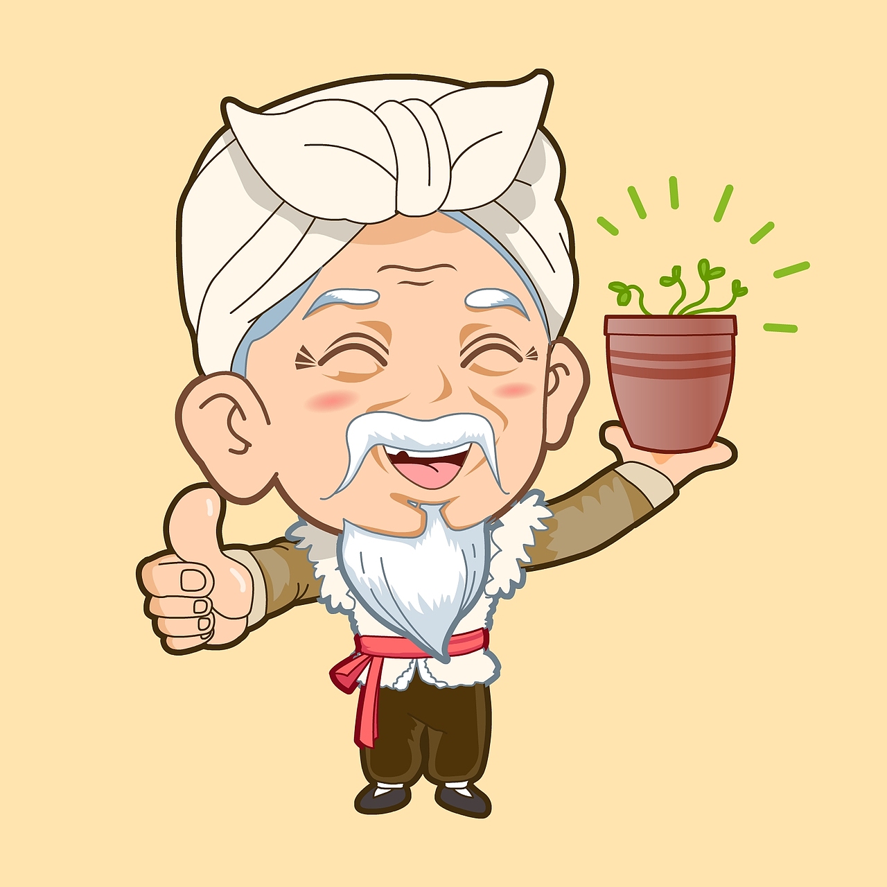 陕北小米陕北风情|插画|商业插画|鼎盛杨_原创作品-站酷zcool