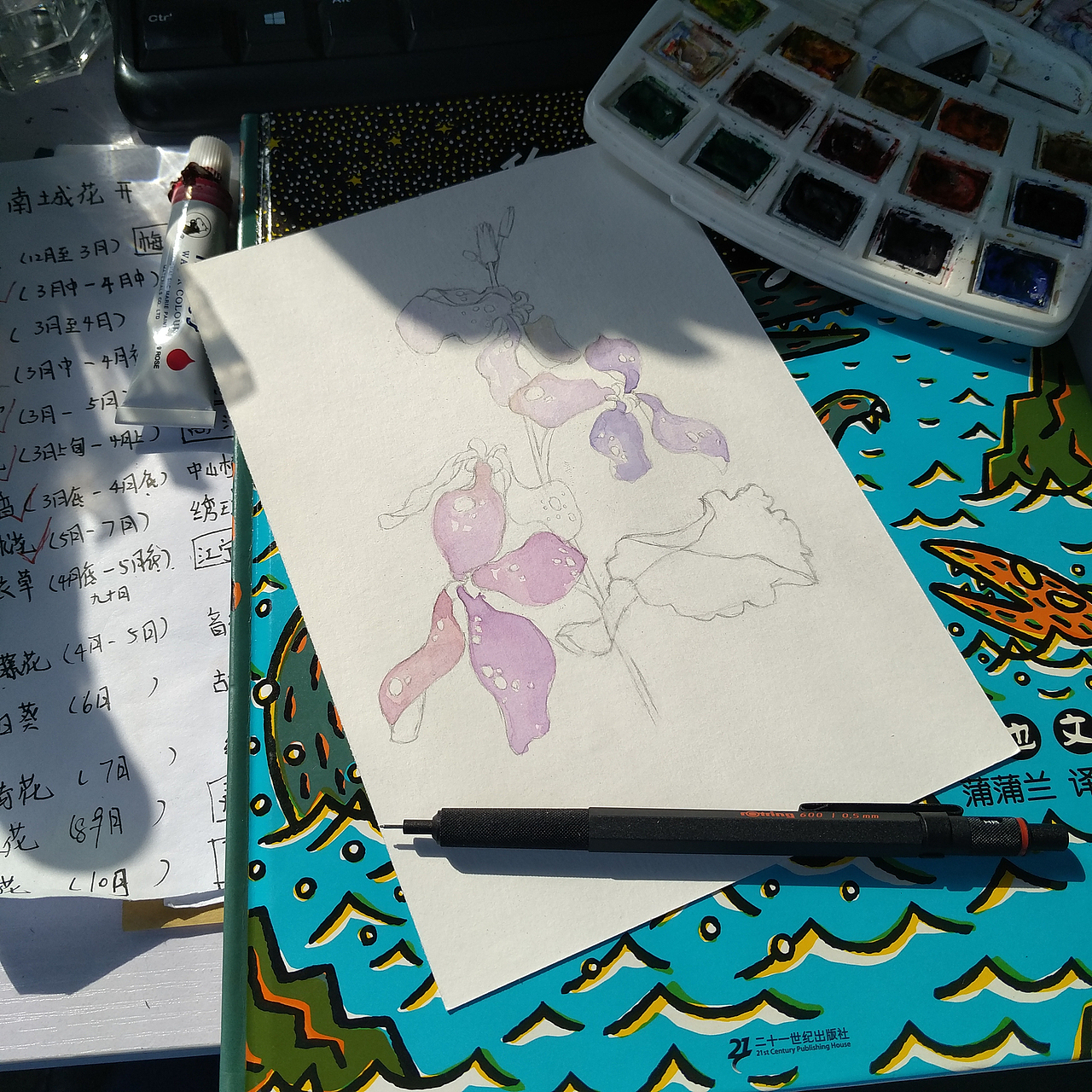 二月兰（图ZODc0ODI2MzI=） - 商业插画 - 站酷设计师R半听原创素材 - 站酷ZCOOL