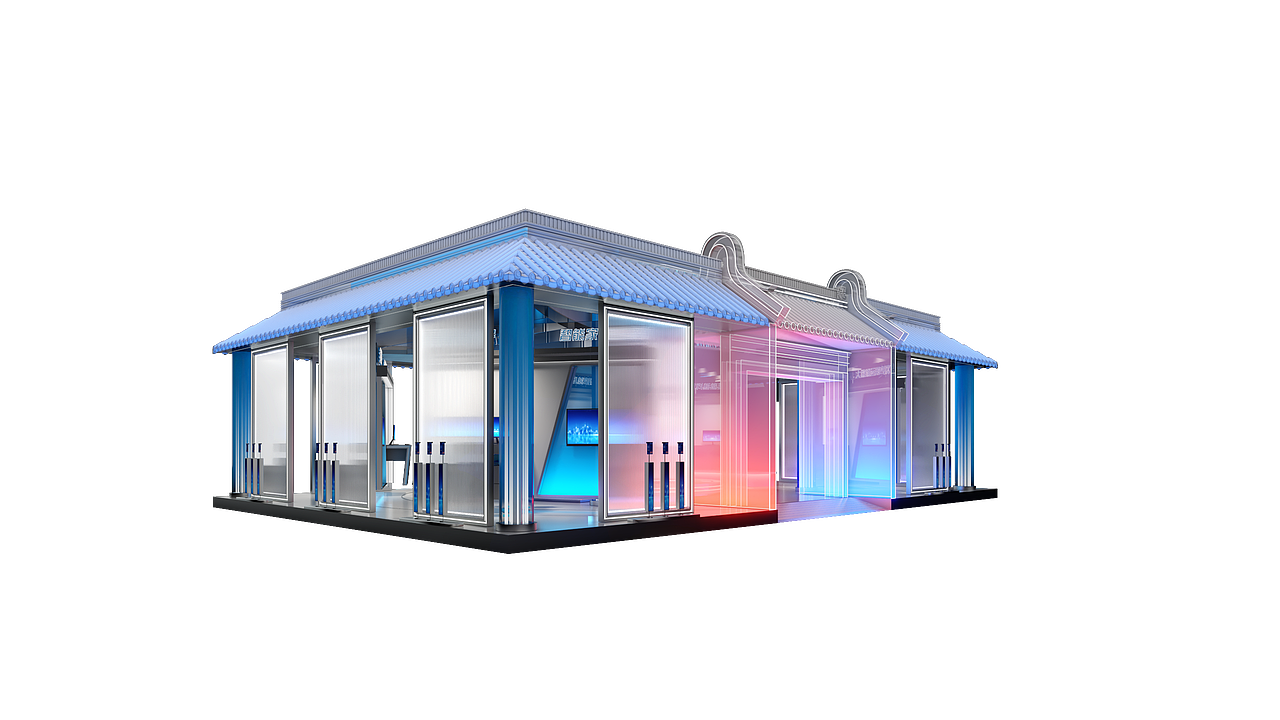 20211105_某地展台设计（飞机）（图ZMjk3MDQ3NzUy） - 展陈设计 - 站酷设计师Geoffer原创素材 - 站酷ZCOOL