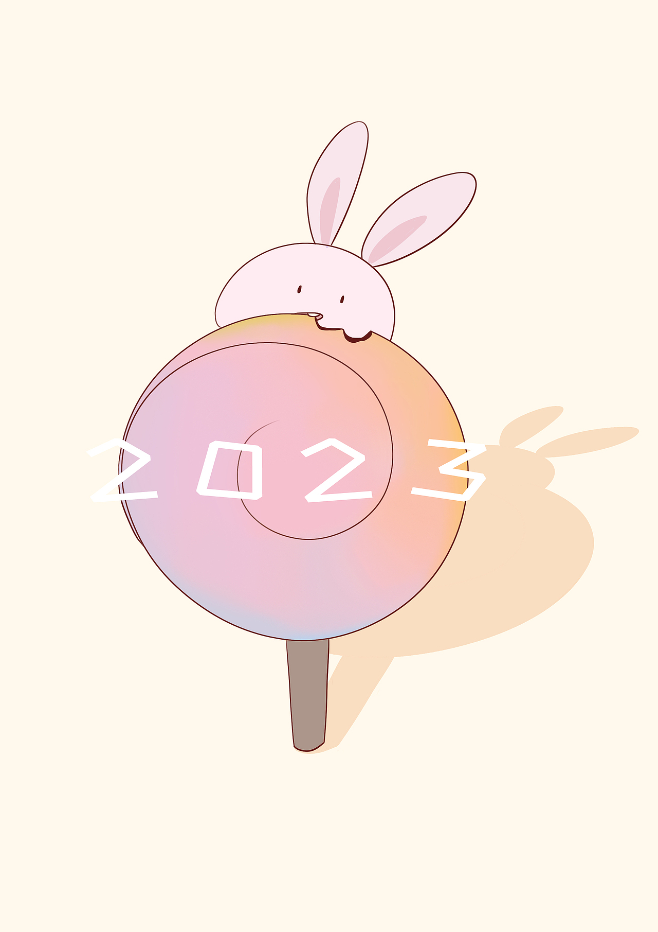 福兔賀春——兔年加甜度（圖ZMzE3ODg5Mzcy） - 創(chuàng)作習(xí)作 - 站酷設(shè)計(jì)師誒嘿M(fèi)原創(chuàng)素材 - 站酷ZCOOL