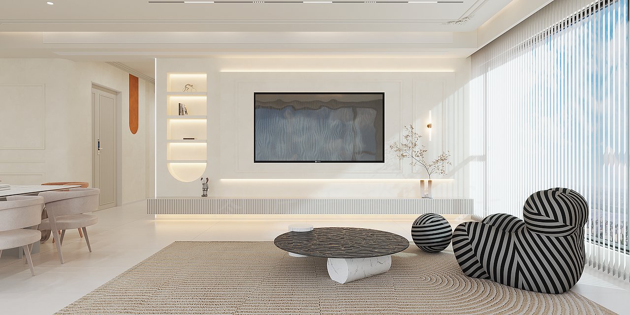  现代法式风格，艺术精致有档次