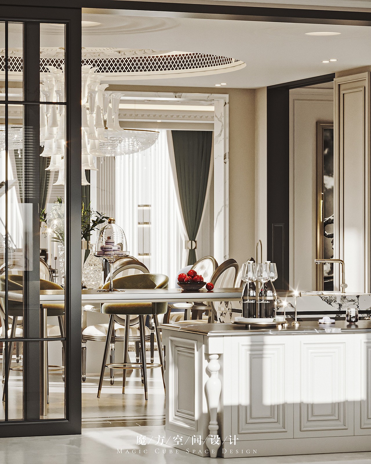 【魔方】青岛•法式中国风别墅项目