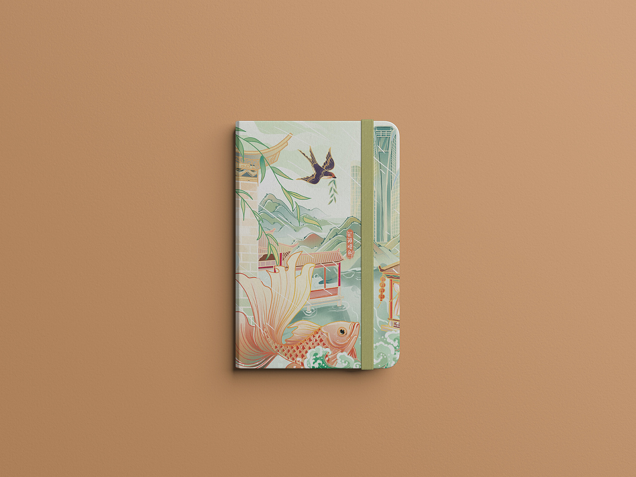 大美杭州（图ZMzU1Njc4Njk2） - 商业插画 - 站酷设计师亦木插画原创素材 - 站酷ZCOOL