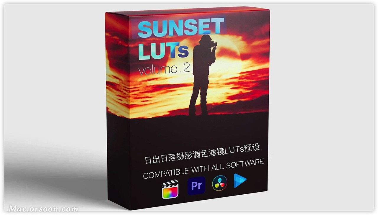 Sunset LUTs 2 日出日落摄影调色滤镜LUTs预设