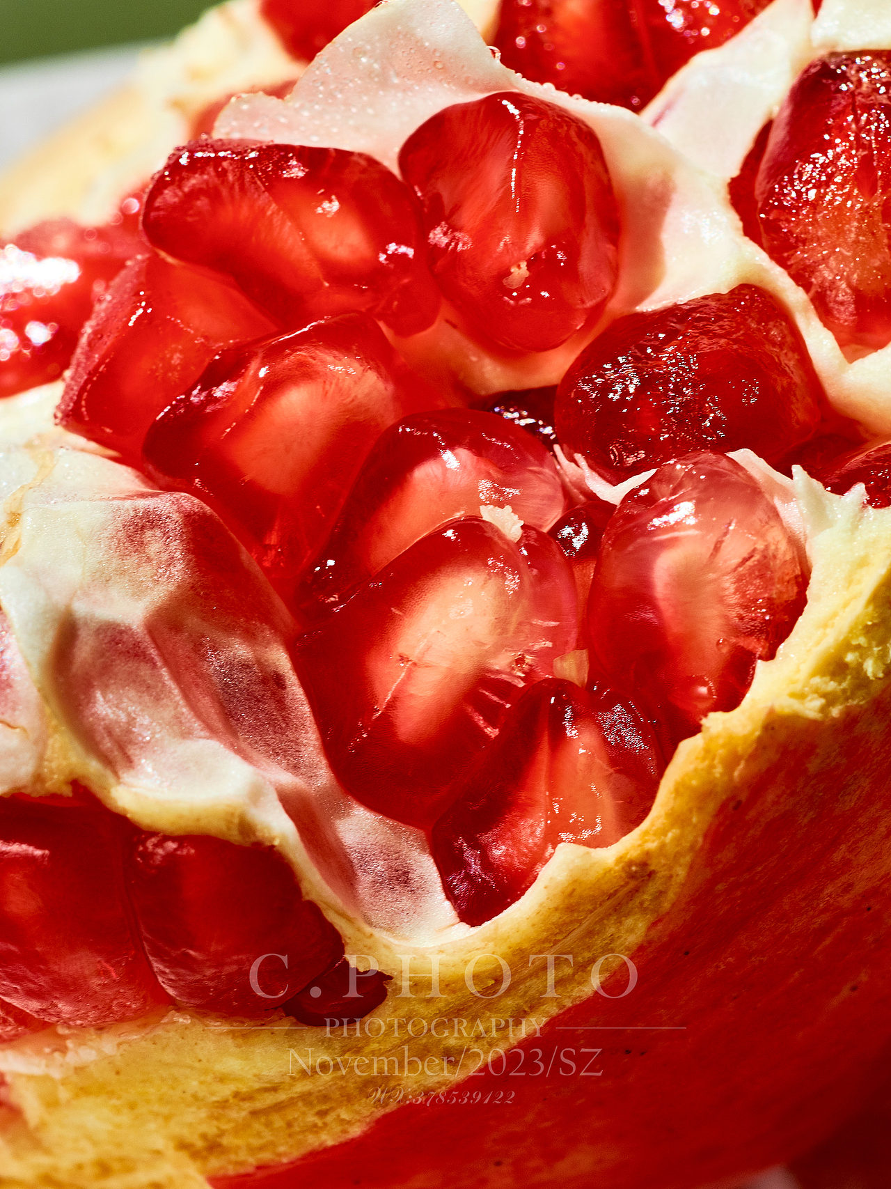 红宝石石榴产品摄影深圳美食摄影静物摄影