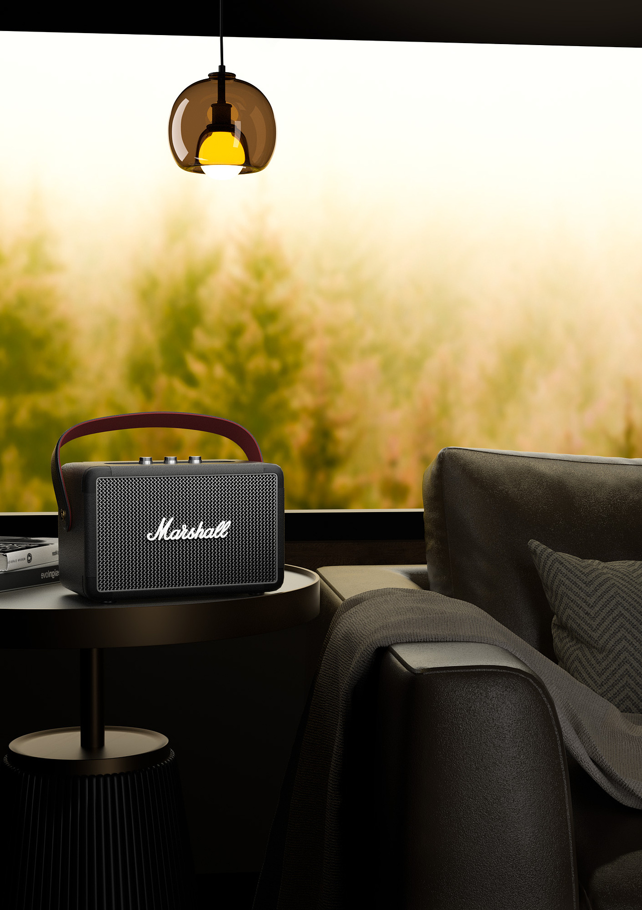 OC音响渲染※马歇尔※风格化/室内场景——练习（图ZMzQ4OTIyNzY4） - 产品 - 站酷设计师zxlsl原创素材 - 站酷ZCOOL