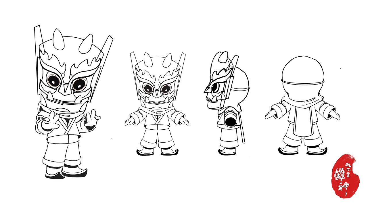 傩面具×潮玩设计