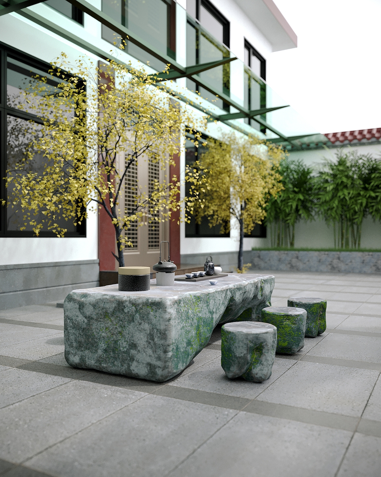 农家小院（图ZMjk5MjE2Nzg4） - 其他空间 - 站酷设计师游来游去de鱼原创素材 - 站酷ZCOOL