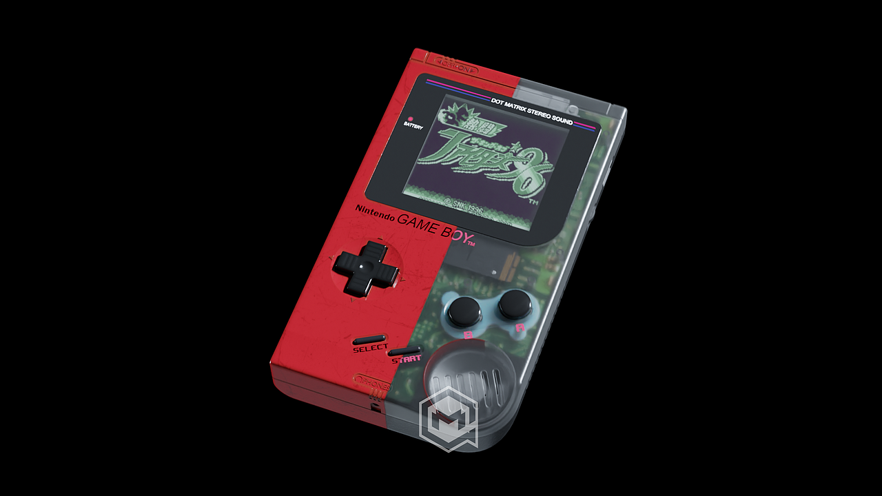 gameboy 动画展示 （blender-cycles）