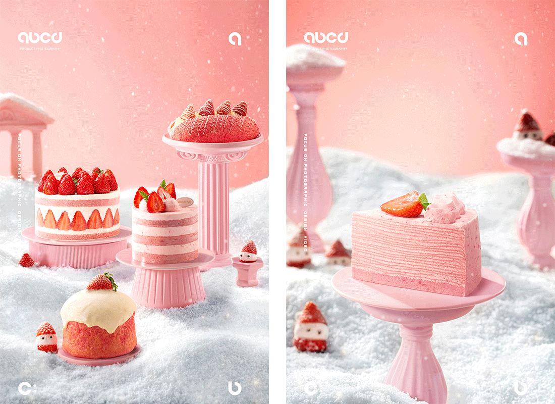 美食蛋糕 | 爱达乐草莓季 X 甲乙丙丁（图ZMzI1NDk1ODE2） - 产品摄影 - 站酷设计师甲乙丙丁视觉原创素材 - 站酷ZCOOL