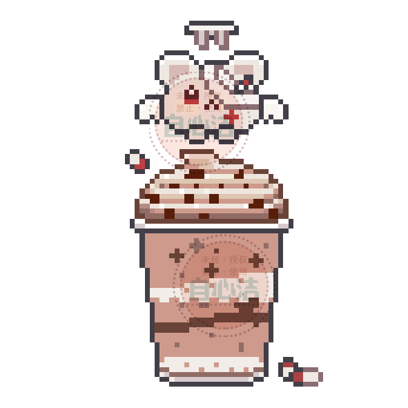 近期画的小场景和杯子（图ZMjk4NDA5ODE2） - 像素画 - 站酷设计师自心洁原创素材 - 站酷ZCOOL