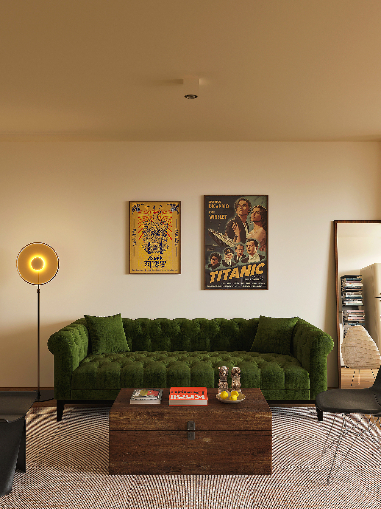 小戶型的中古設(shè)計(jì)（圖ZMzI2ODU4MTcy） - 家裝設(shè)計(jì) - 站酷設(shè)計(jì)師凡間畫肆_小白原創(chuàng)素材 - 站酷ZCOOL