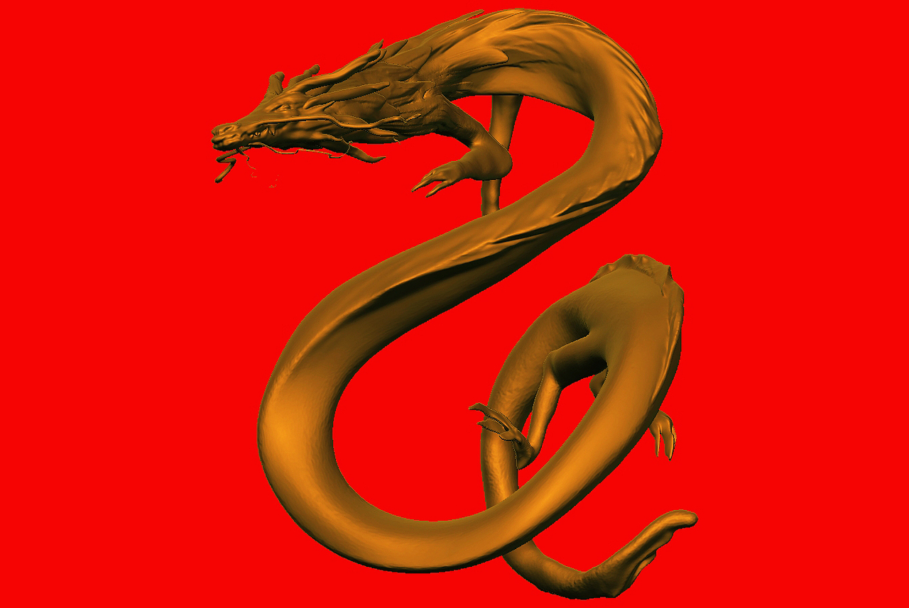 2024 萬事興龍 ！（图ZMzYxNjU2MDQ4） - 其他三维 - 站酷设计师CyberArc原创素材 - 站酷ZCOOL