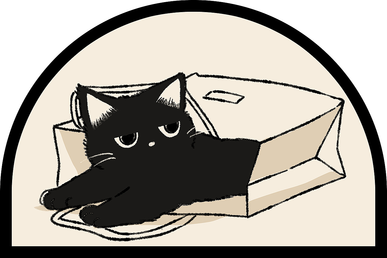 黑貓日常（圖ZMzYwOTc3NjQ0） - IP形象 - 站酷設(shè)計(jì)師普蘭7856原創(chuàng)素材 - 站酷ZCOOL