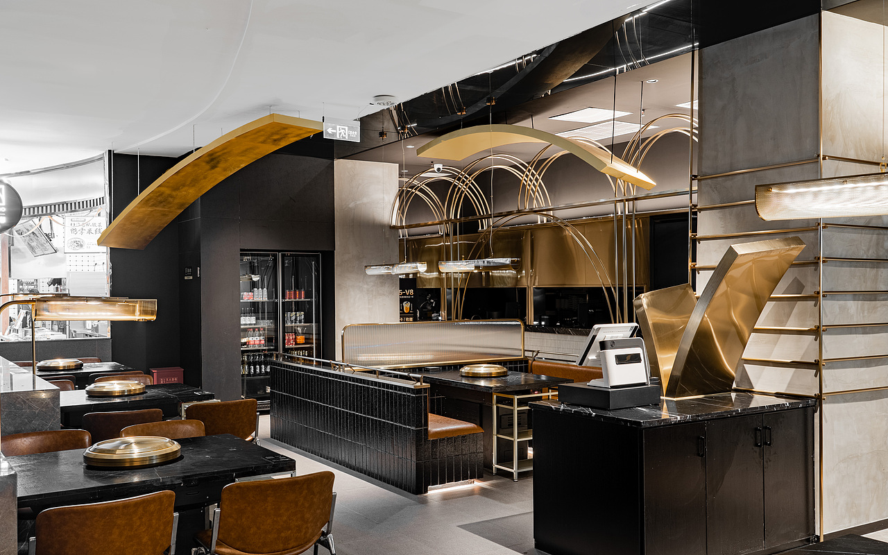 嘿嘟嘟烤肉(国泰广场店)|重庆顺意装饰公司（图ZMzIwMjY4NTUy） - 酒店餐饮设计 - 站酷设计师派派全案设计公司原创素材 - 站酷ZCOOL