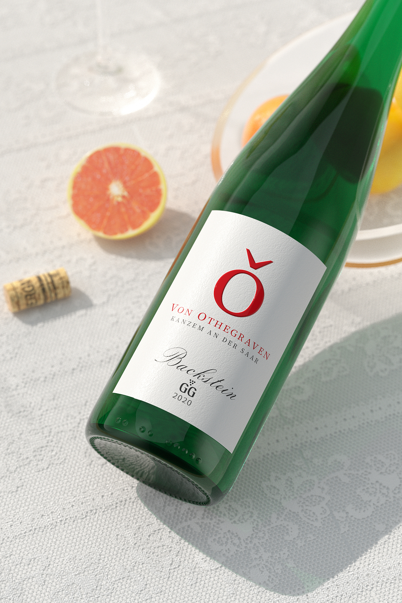 葡萄酒渲染-绿色系