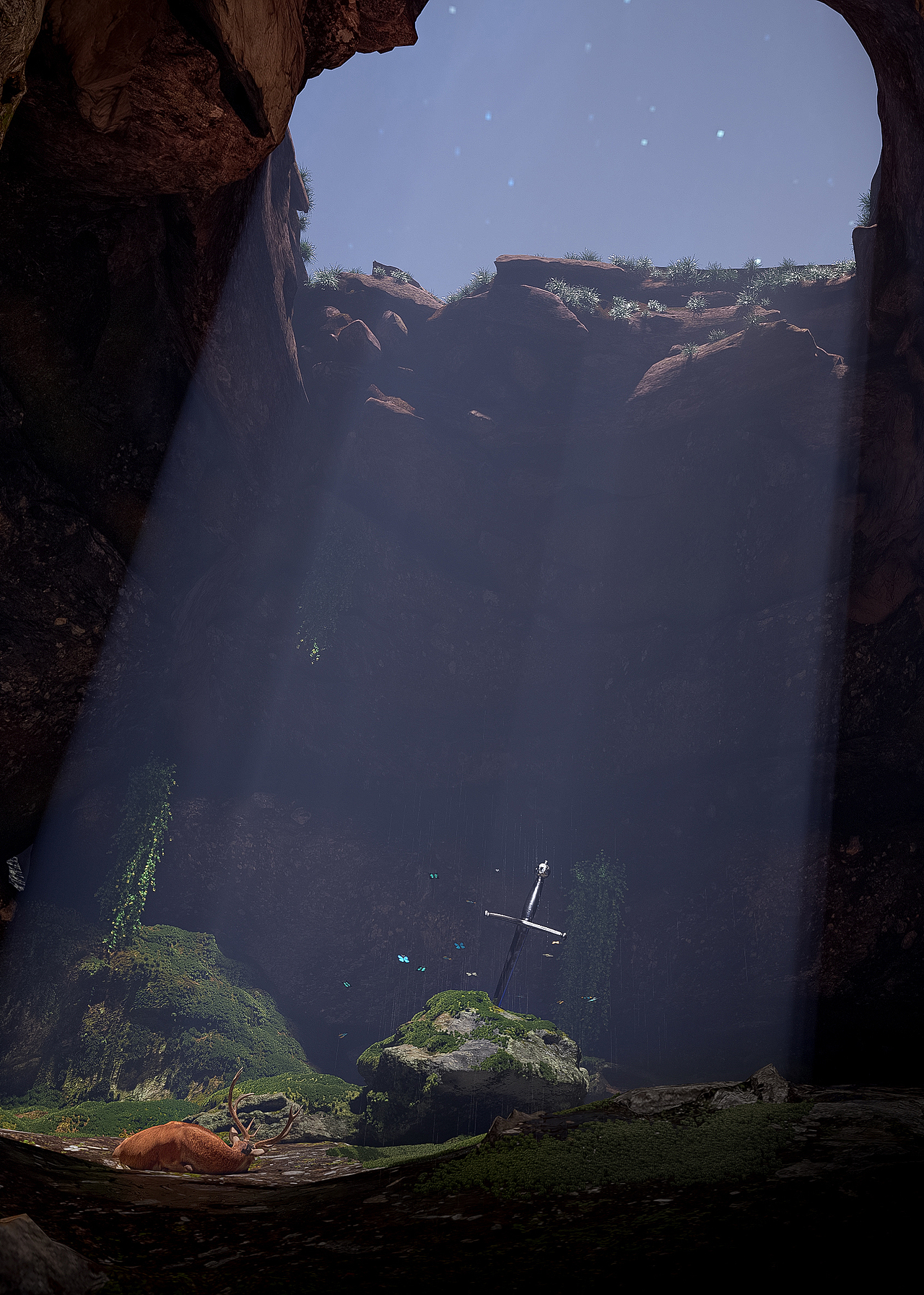 用d5渲染器加上bridge,做出超写实洞穴场景!