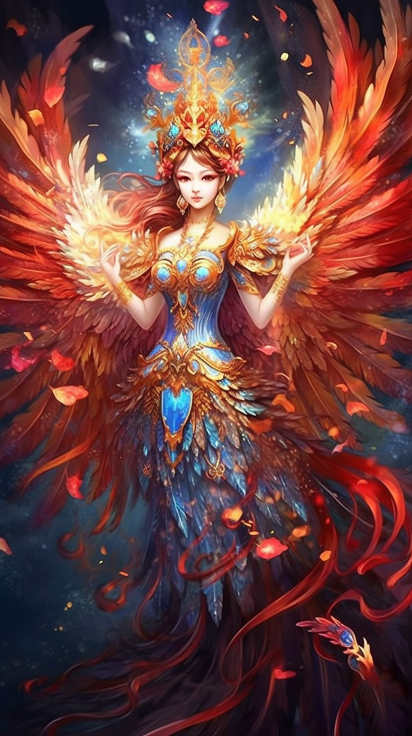 中国古代神兽系列-凤凰（图ZMzQ0ODM1MjEy） - 创作习作 - 站酷设计师艺舟1014原创素材 - 站酷ZCOOL