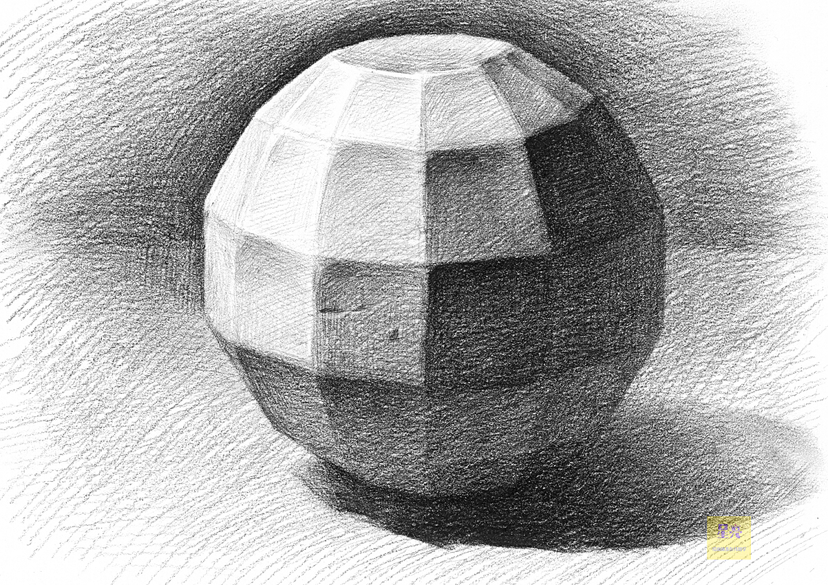 【素描】第17节：终于迎来了多面体！那么，啥是多面体？ 素描基础、几何体素描结构_哔哩哔哩_bilibili