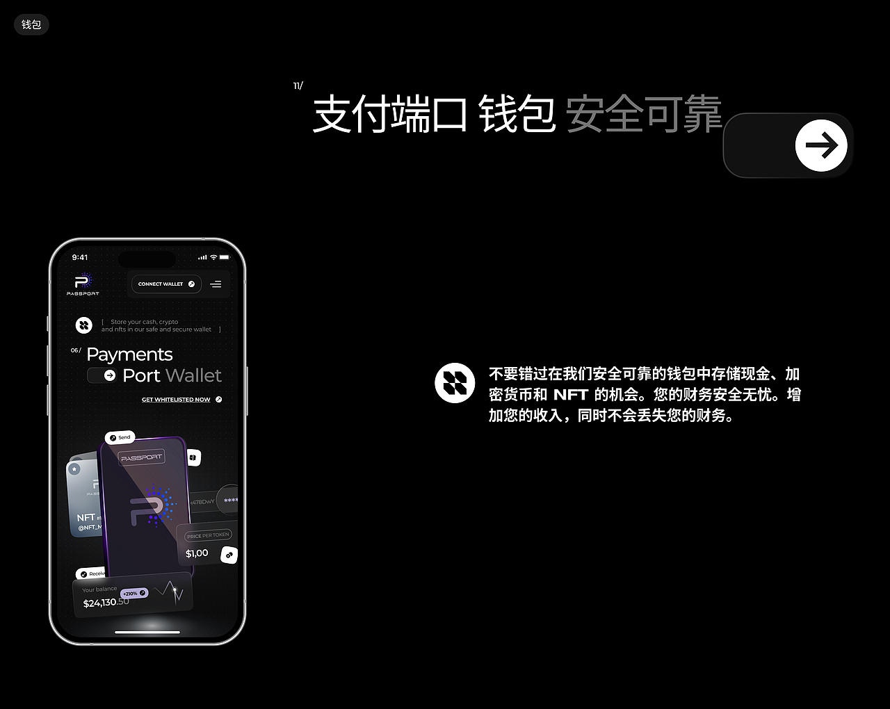 Passport - Web3 生活方式与忠诚度应用程序 | UI | UX