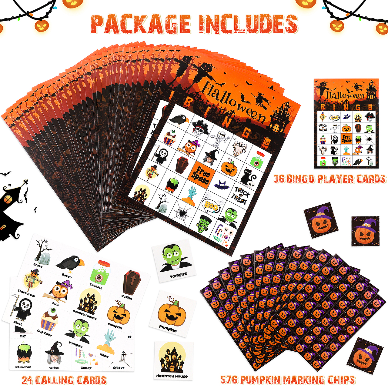 PTO_0XQX 万圣节bingo游戏36 player（图ZMzMzNjIwNTQw） - 其他平面 - 站酷设计师Lissam原创素材 - 站酷ZCOOL
