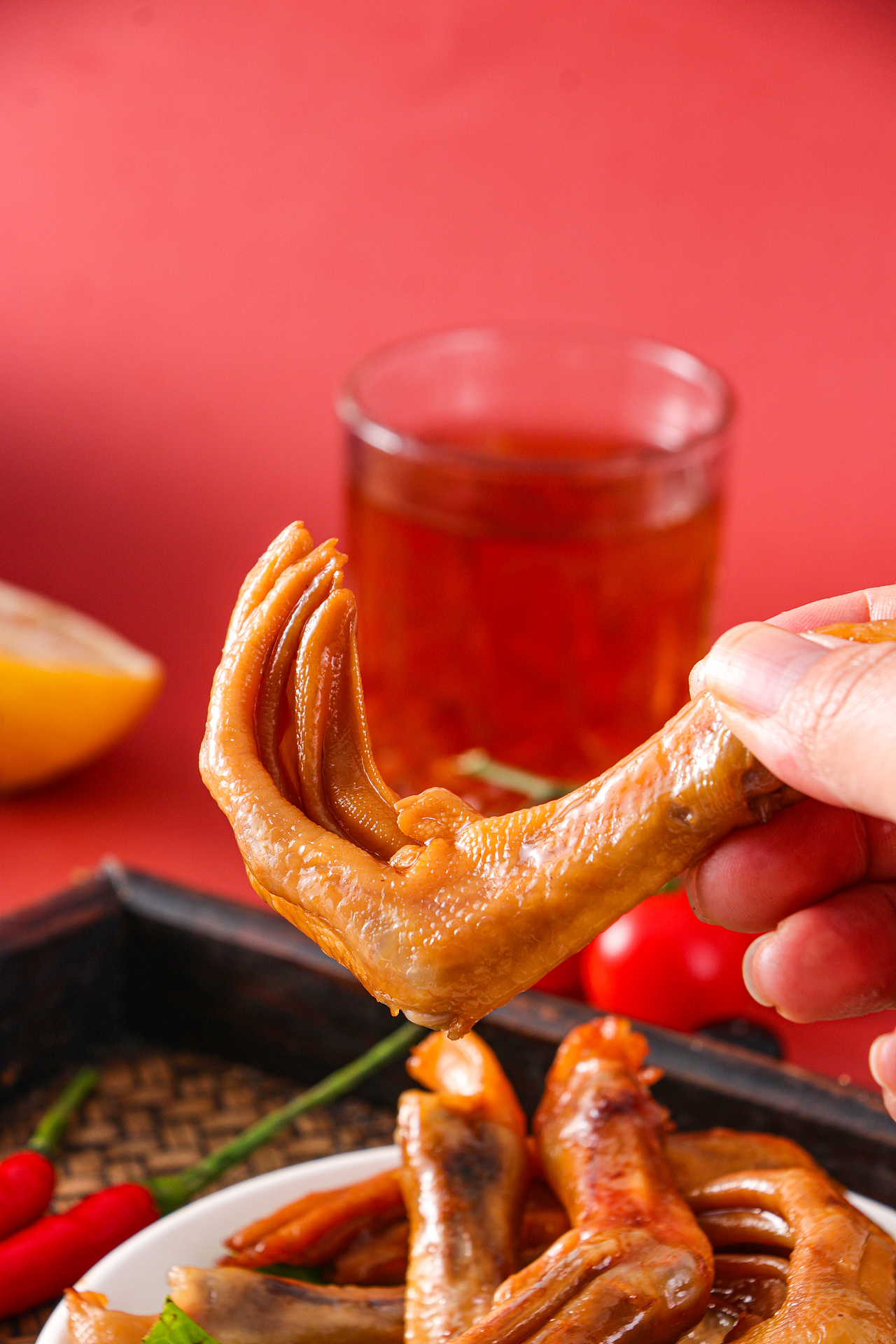 鸭爪香辣鸭掌熟食 卤味鸭脚 鸭掌鸭脚泡无骨鸭爪（图ZMzU4MTg4MTQw） - 美食摄影 - 站酷设计师光绪摄影工作室原创素材 - 站酷ZCOOL