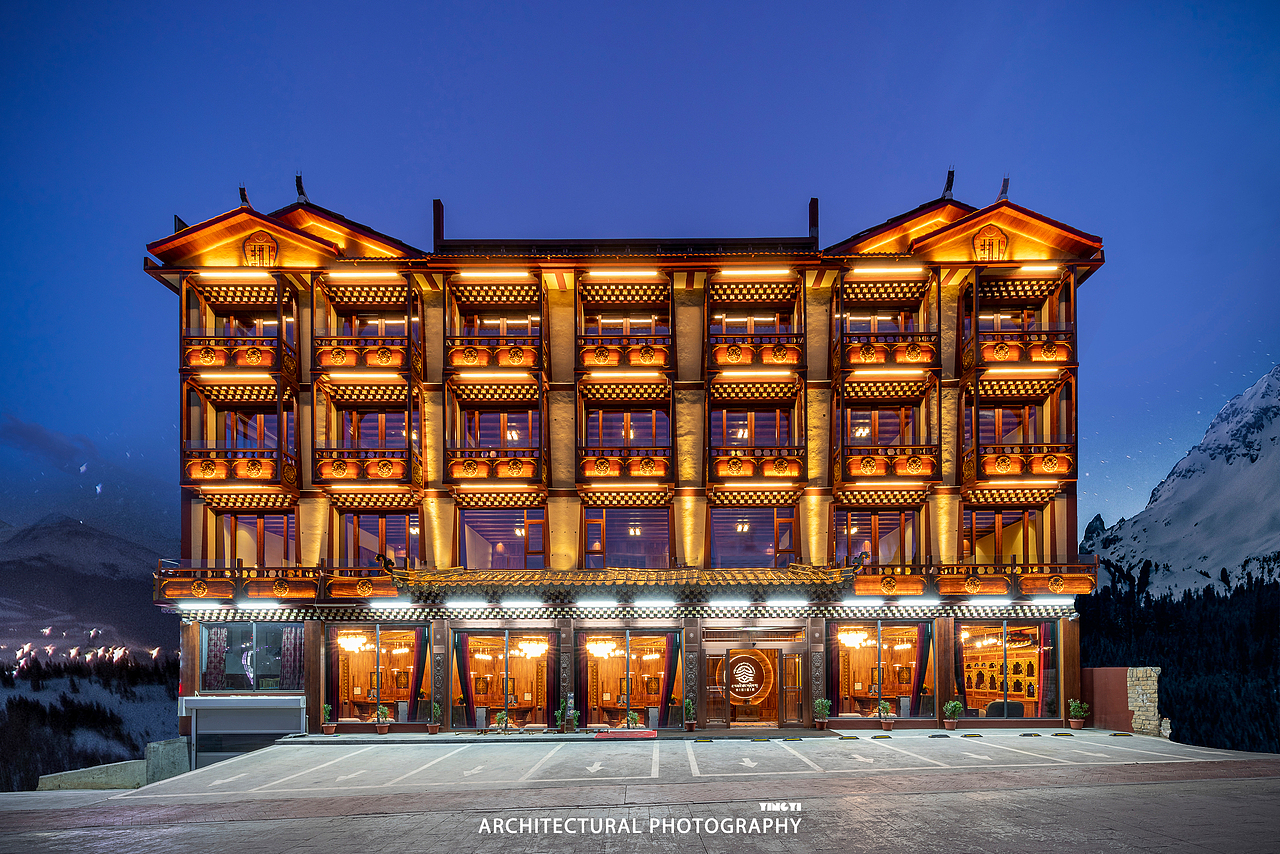 民宿拍摄-阿坝州松潘 安然松居