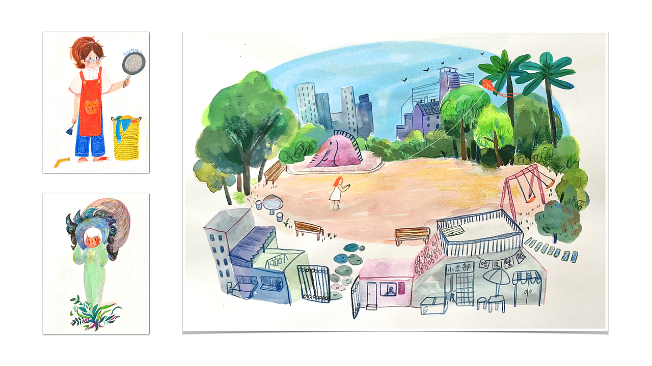 2022的年终插画合集（图ZMzI3NTY5MDQ0） - 创作习作 - 站酷设计师哈皮蟹腿原创素材 - 站酷ZCOOL