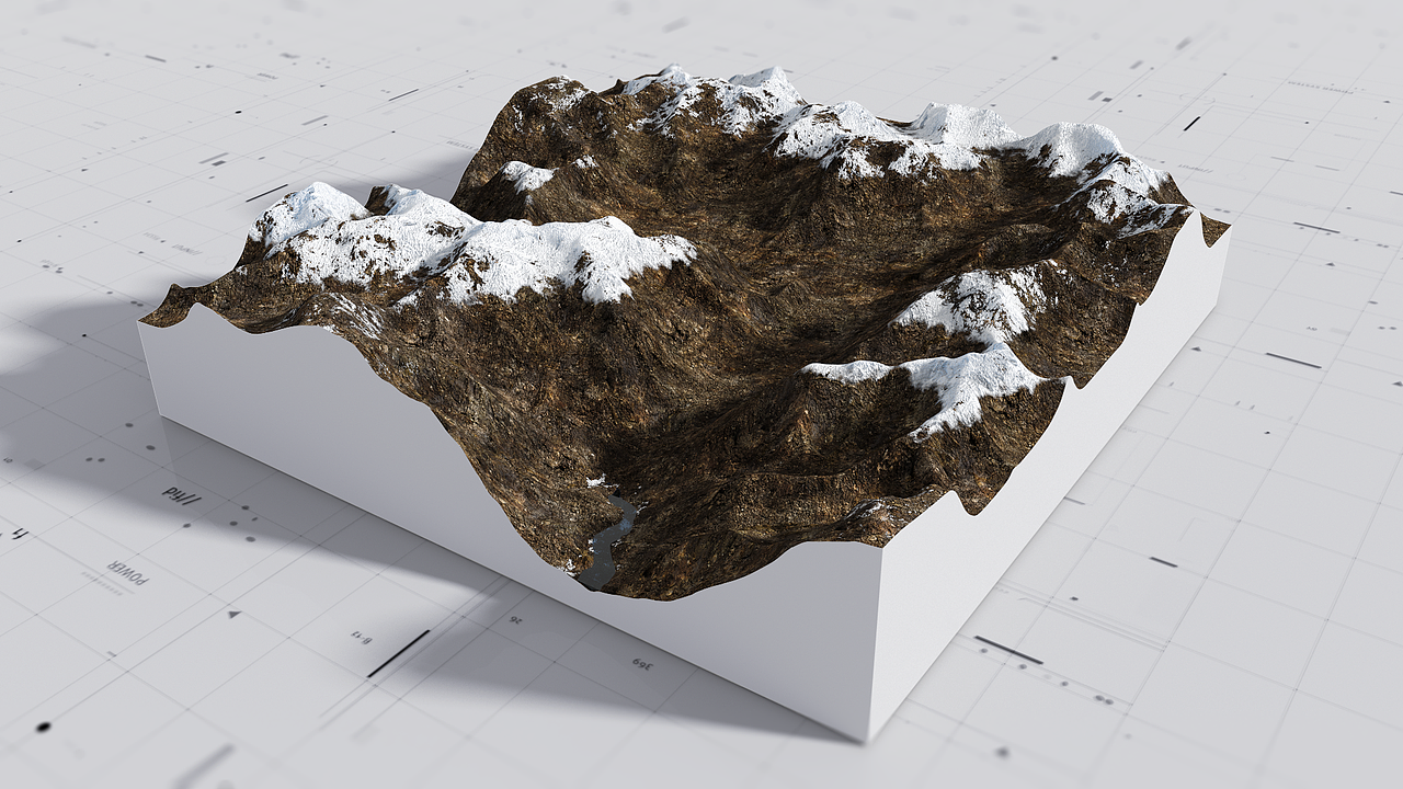 冰川侵蚀动态演示