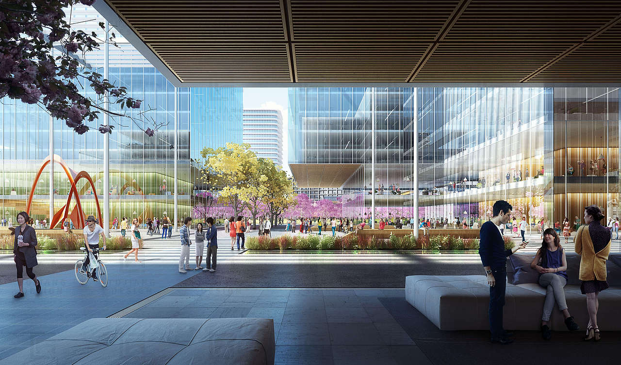 城市中营造自然——商务写字楼景观设计实践和探索