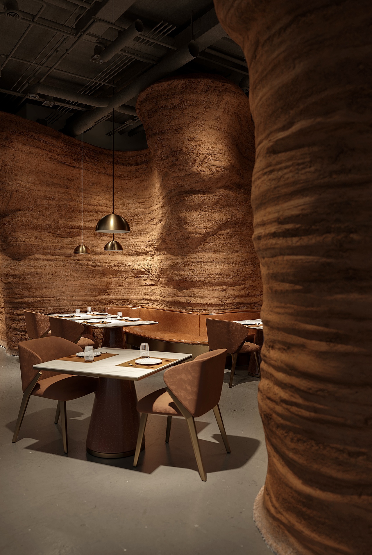 CR洞穴餐厅 | 遇见花瓣Met Petal餐厅-力场建筑设计