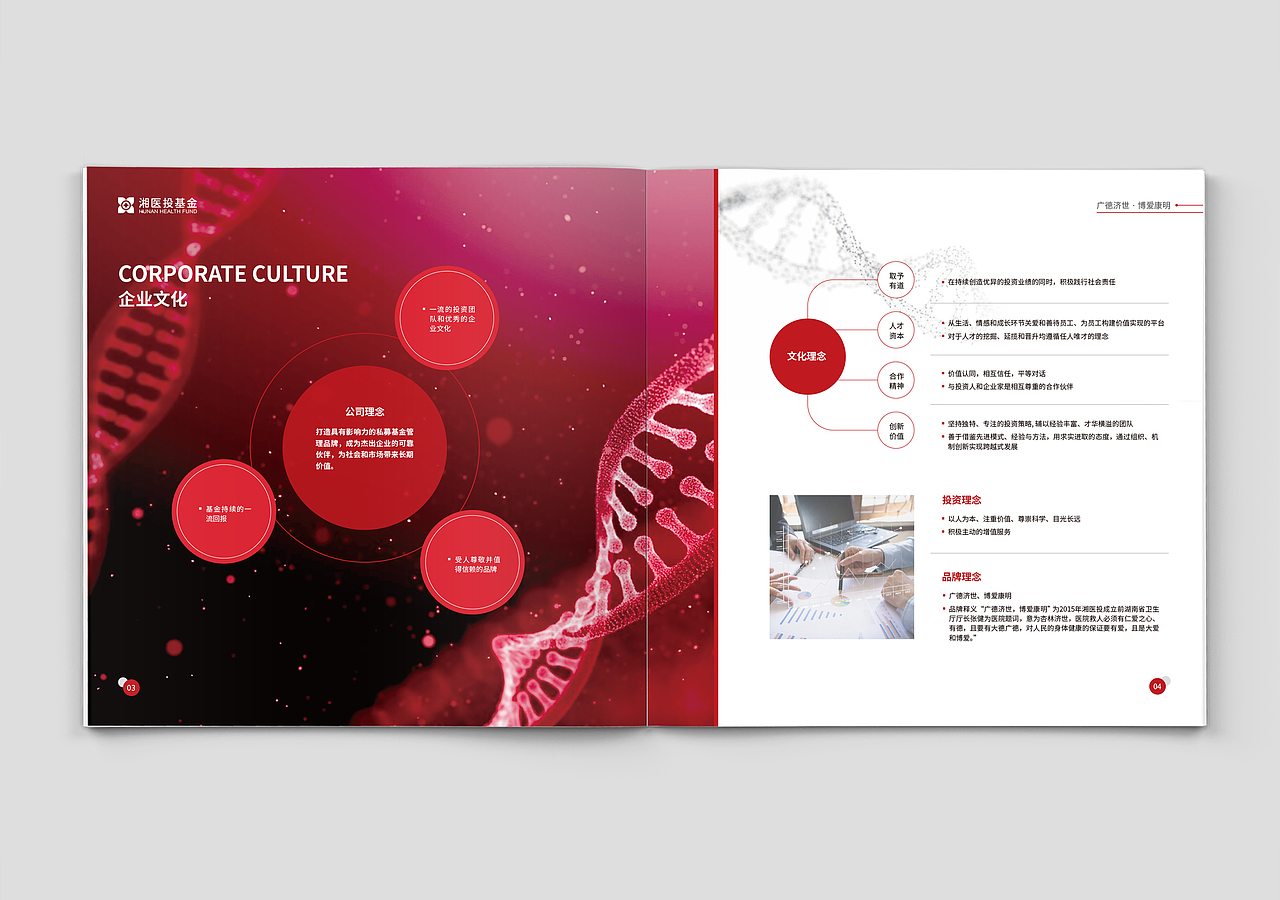 医疗投资画册（图ZMjk3MDY2ODE2） - 书籍/画册 - 站酷设计师长沙宣传册设计原创素材 - 站酷ZCOOL