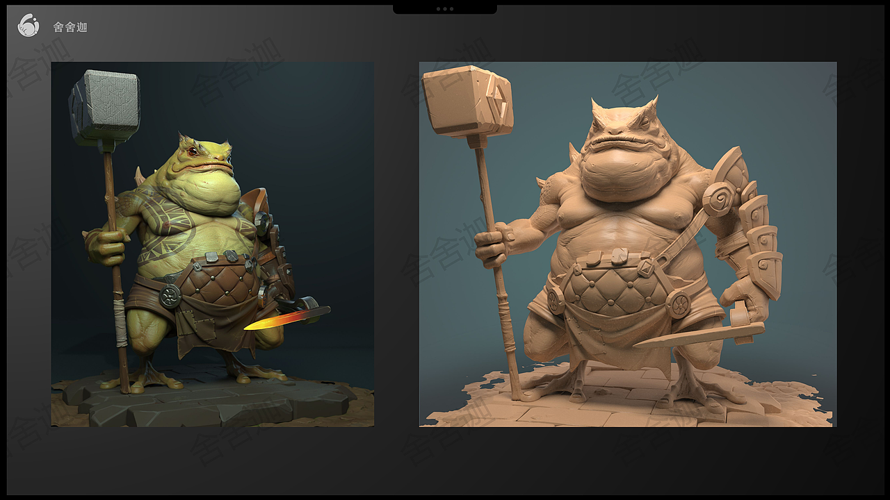 【次时代】3D角色建模（图ZMzQwMzAyODc2） - 人物/生物 - 站酷设计师舍舍迦原创素材 - 站酷ZCOOL