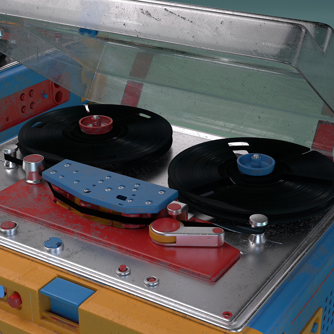 材质渲染练习-灰尘+划痕