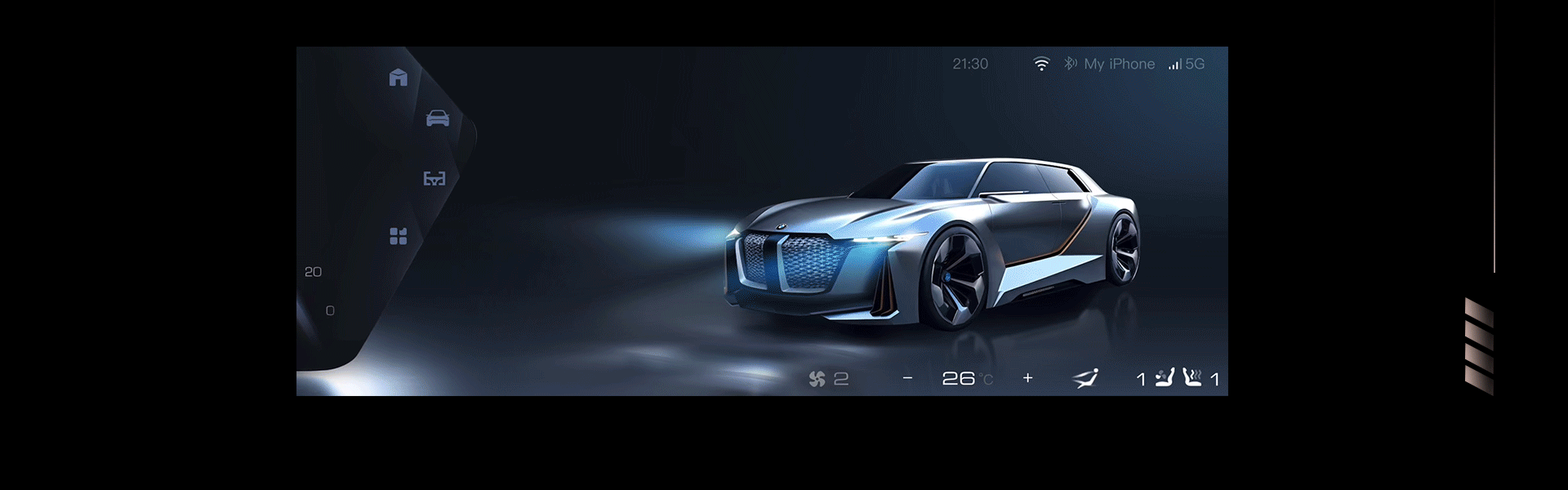 BMW寶馬HMI新能源本土化概念設(shè)計(jì)（圖ZMzQyMDg3NDgw） - 軟件界面 - 站酷設(shè)計(jì)師Zurab原創(chuàng)素材 - 站酷ZCOOL