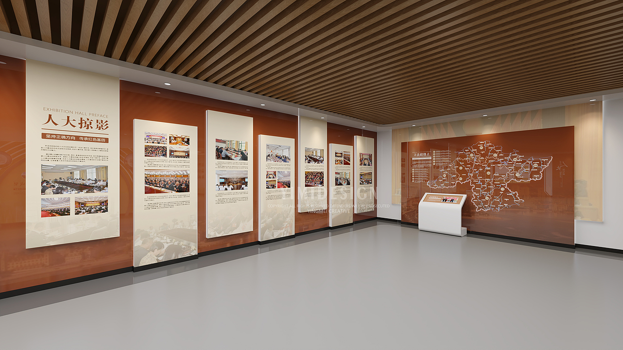 人大代表展厅 展厅设计 人大代表文化展厅 红色展厅