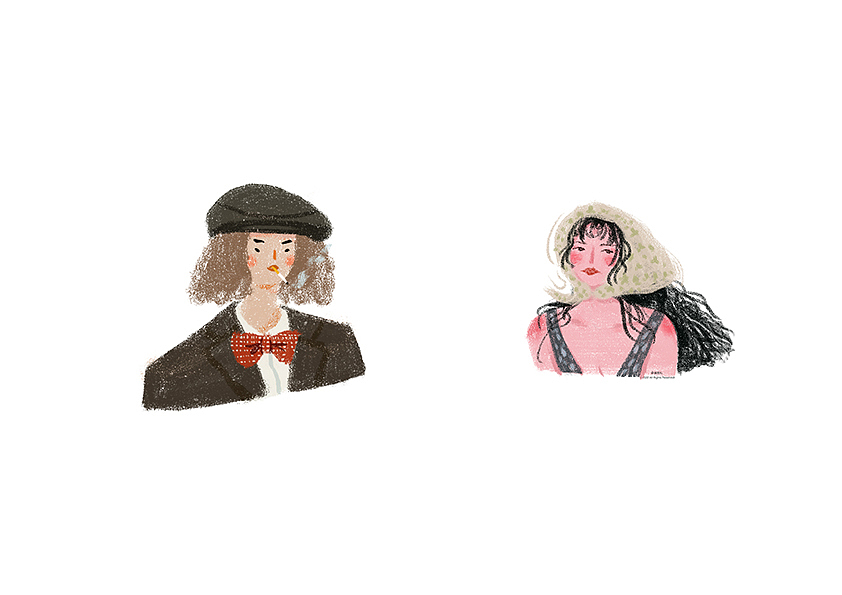 人物插画第二篇（图ZMzMwNzM1OTIw） - 商业插画 - 站酷设计师瑚图礼原创素材 - 站酷ZCOOL