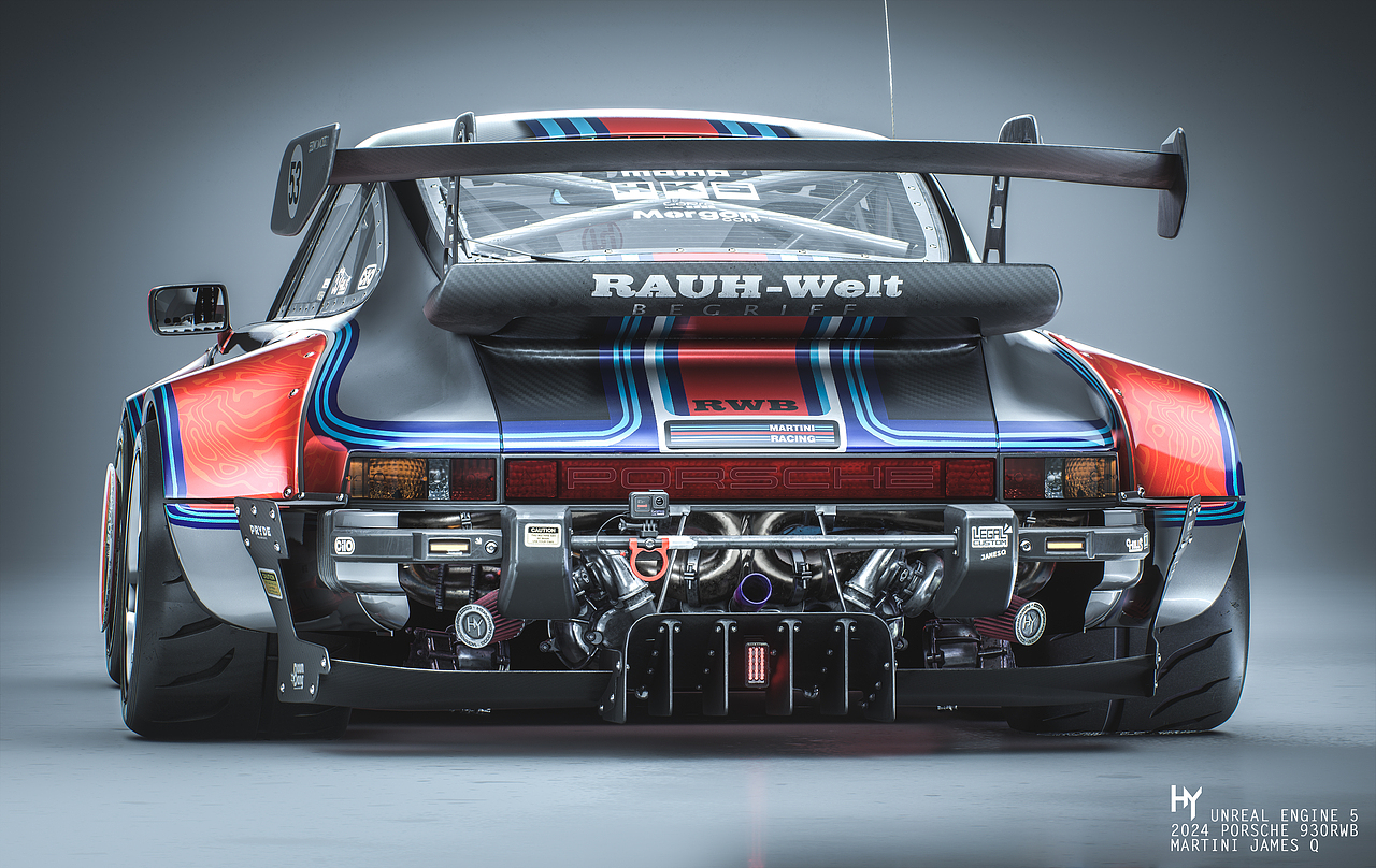 PORSCHE 930RWB MARTINI（图ZMzY0NTMwNTM2） - 机械/交通 - 站酷设计师James_Q原创素材 - 站酷ZCOOL
