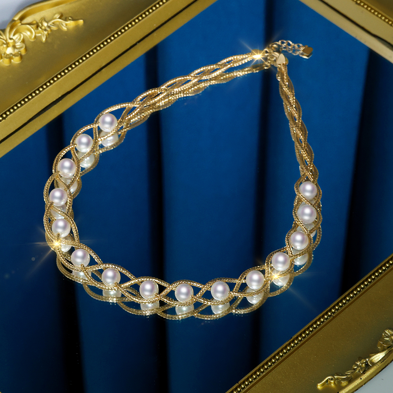 珠宝产品摄影 - 珍珠项链系列