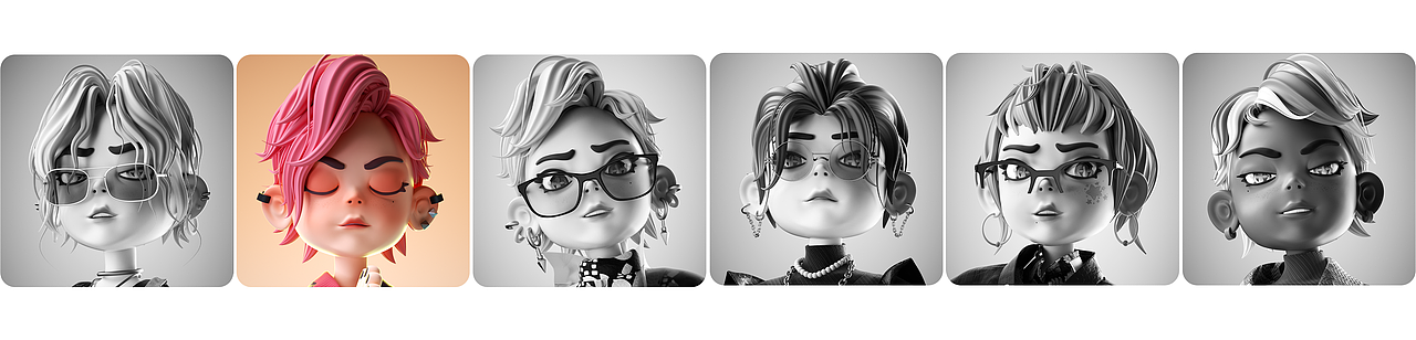 Trendy warrior | 潮流角色（图ZMzQzMzYzNDk2） - 人物/生物 - 站酷设计师XIONGMU_熊木原创素材 - 站酷ZCOOL